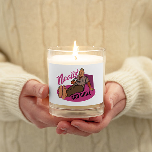 Neelix and Chill - Glass jar soy wax candle